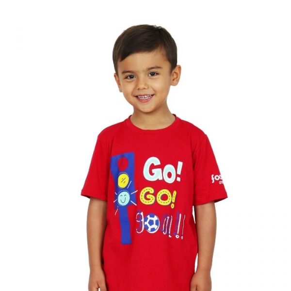 Camiseta Go Go Goal! roja