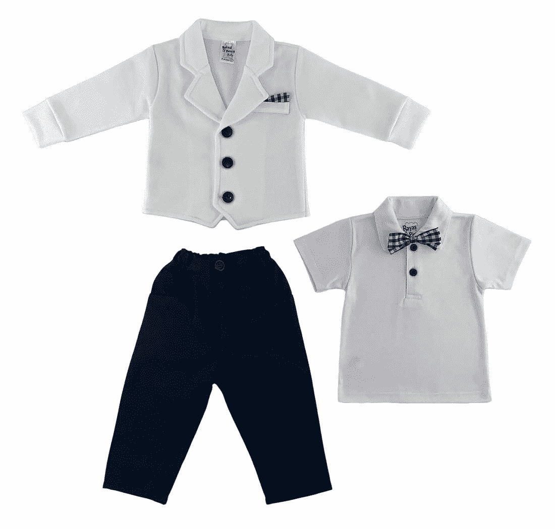 Ropa Infantil Para Bebés Niño Pantalón Conjunto Elegante 18 - 24